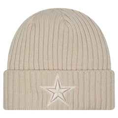 Dallas Cowboys New Era Color Pack Cuffed Knit Hat - Stone cheap
