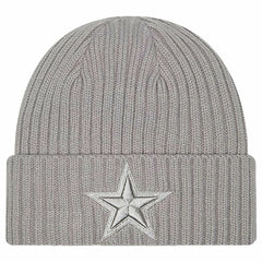 Dallas Cowboys New Era Youth Tonal Color Pack Cuffed Knit Hat - Gray for sale