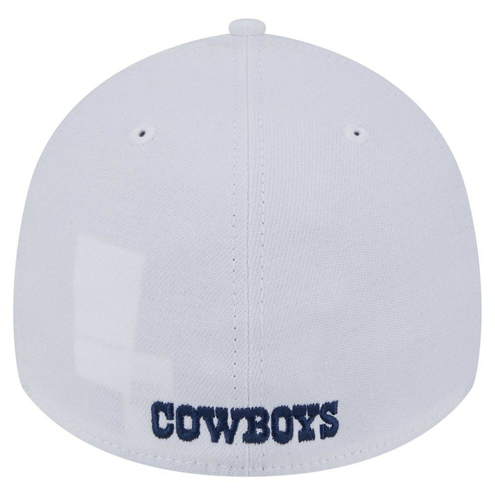 Dallas Cowboys New Era Throwback 39THIRTY Flex Hat - White discount