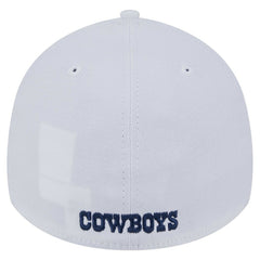 Dallas Cowboys New Era Throwback 39THIRTY Flex Hat - White discount
