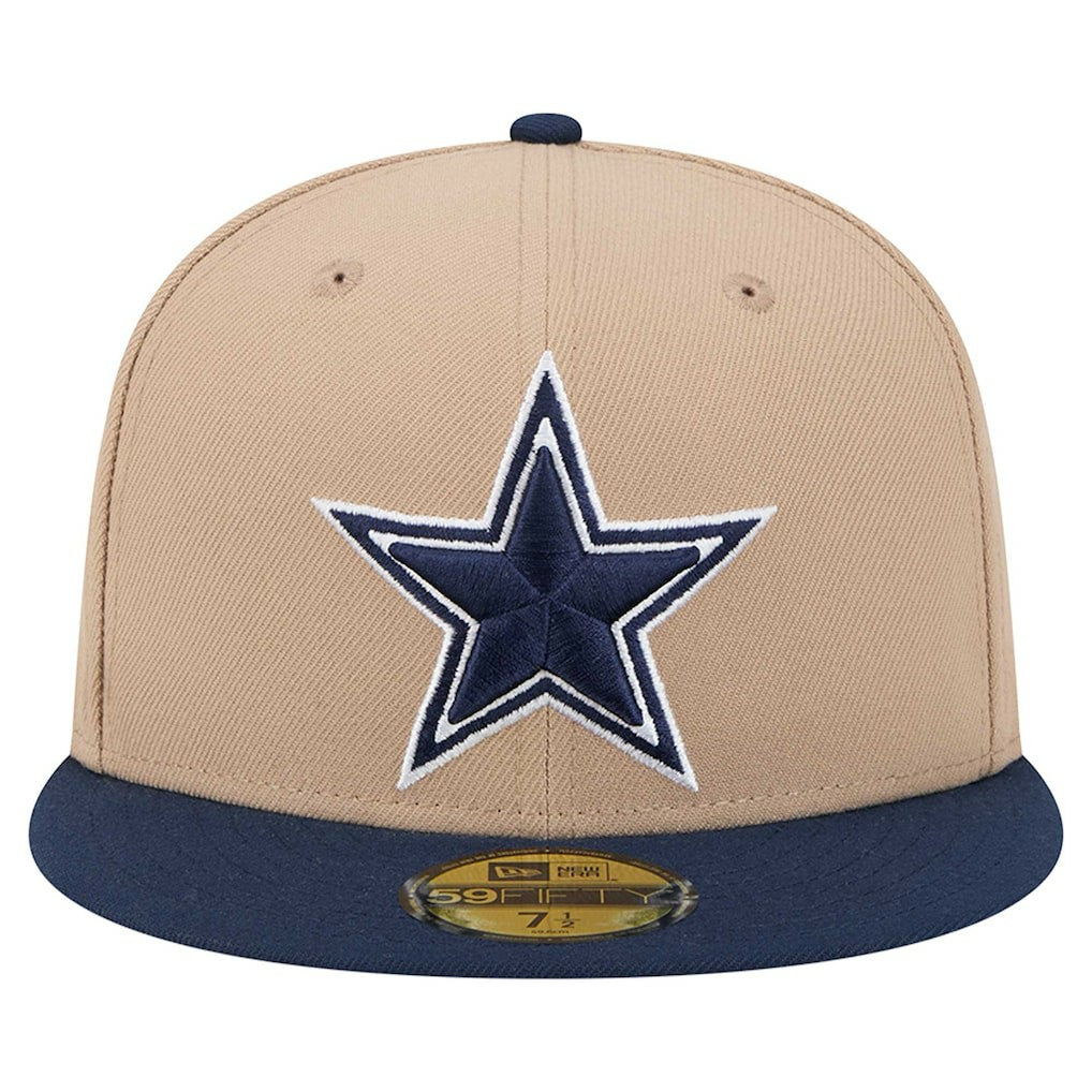 Dallas Cowboys New Era 59FIFTY Fitted Hat - Tan for sale