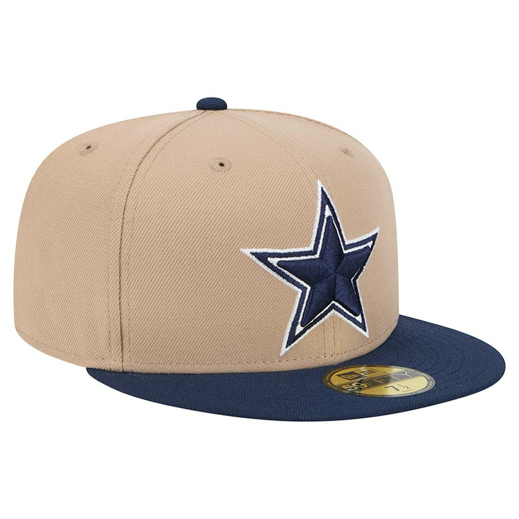 Dallas Cowboys New Era 59FIFTY Fitted Hat - Tan for sale