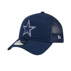 Dallas Cowboys New Era Main A-Frame Trucker 9FORTY Adjustable Hat - Navy online
