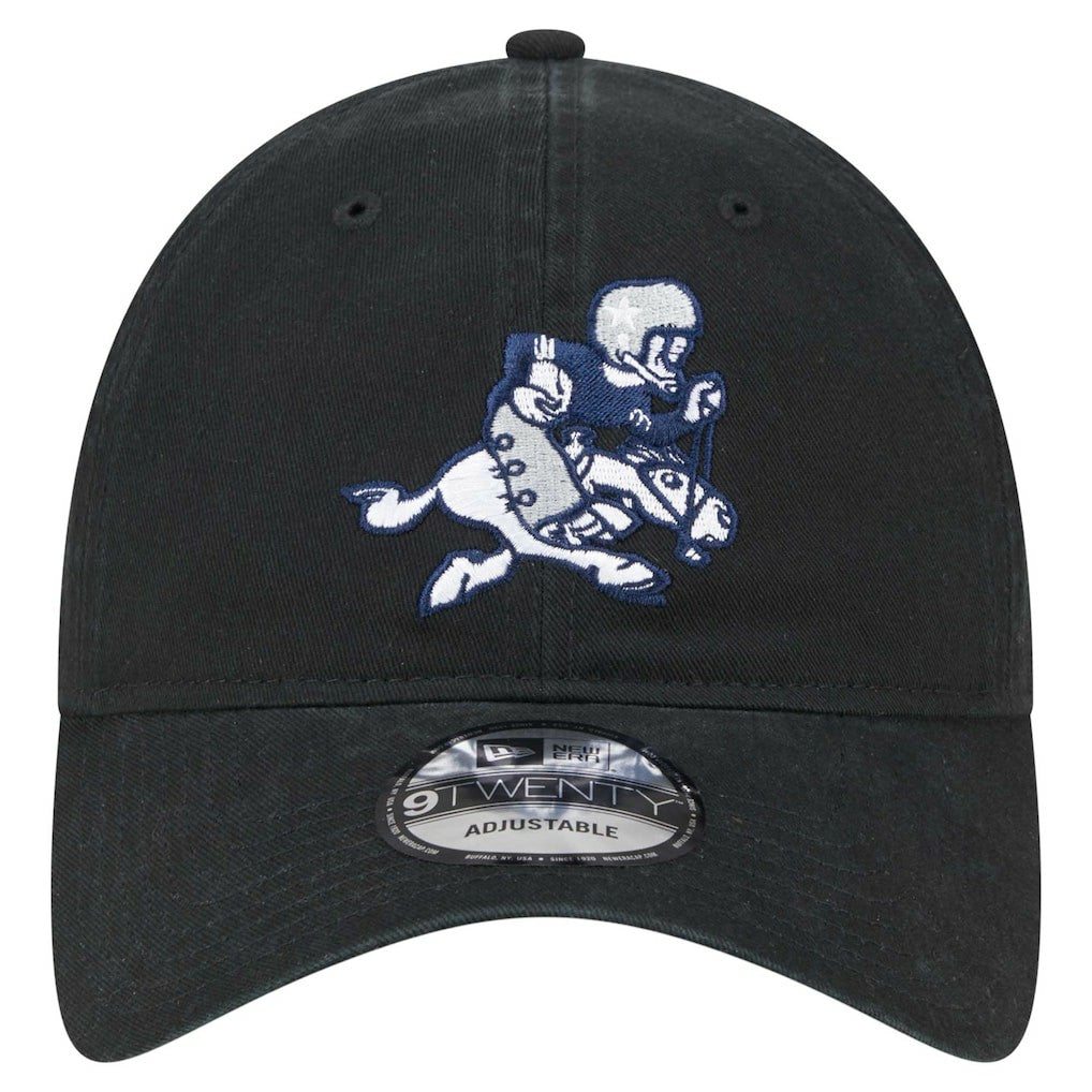 Dallas Cowboys New Era Main 9TWENTY Adjustable Hat - Black discount
