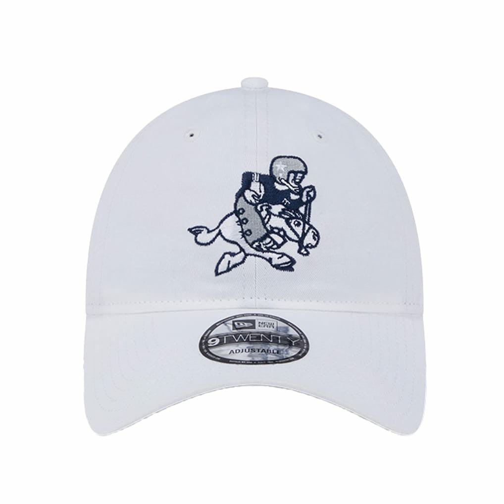 Dallas Cowboys New Era Retro Main 9TWENTY Adjustable Hat - White cheap