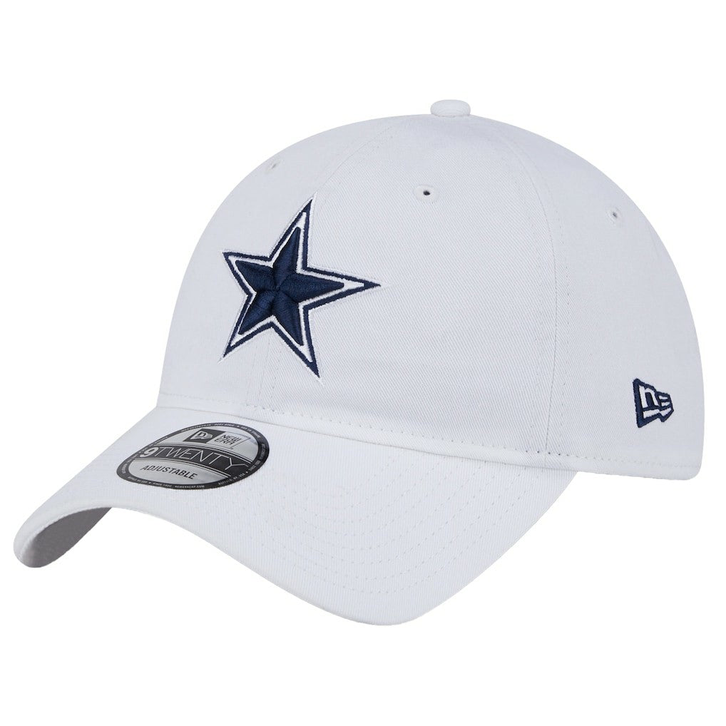 Dallas Cowboys New Era Main 9TWENTY Adjustable Hat - White for sale