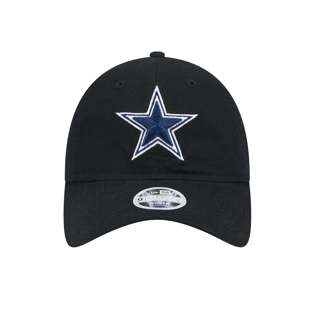 Dallas Cowboys New Era Women's Main 9TWENTY Adjustable Hat - Black for sale
