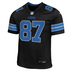 Sam LaPorta Detroit Lions Youth Game Jersey - Black | Nike on sale