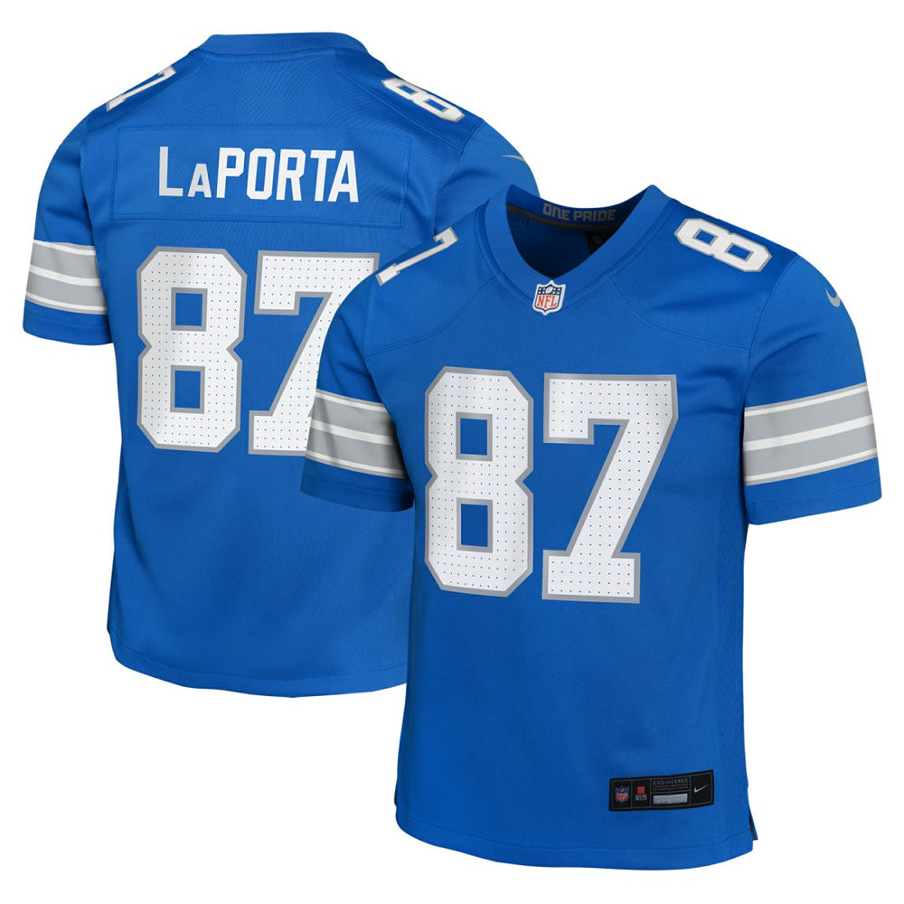 Sam LaPorta Detroit Lions Youth Game Jersey - Blue | Nike cheap