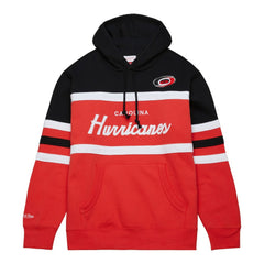 Carolina Hurricanes Mitchell & Ness Head Coach Pullover Hoodie Red/Black