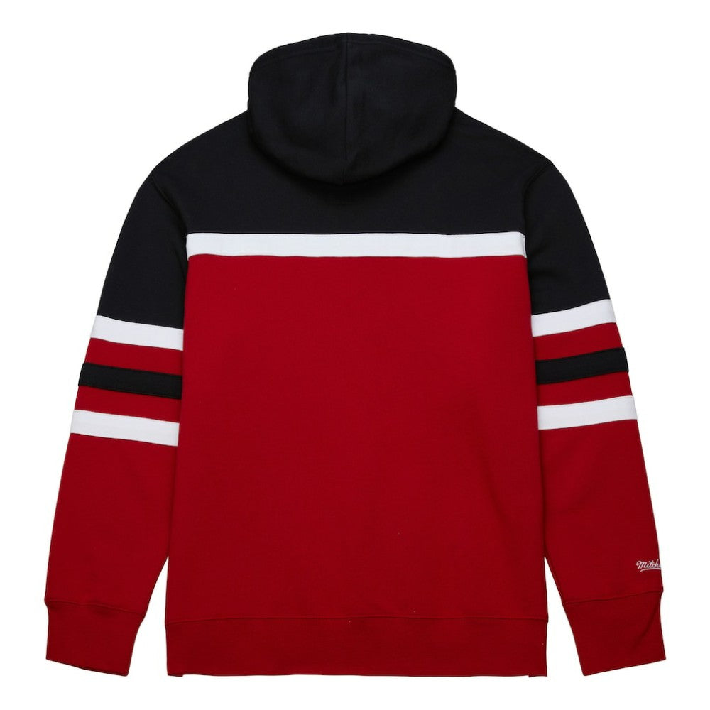 Detroit Red Wings Mitchell & Ness Head Coach Pullover Hoodie Red/Black