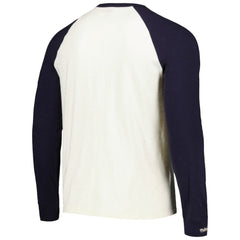 Seattle Kraken Mitchell & Ness Legendary Slub Vintage Raglan Long Sleeve T-Shirt Cream