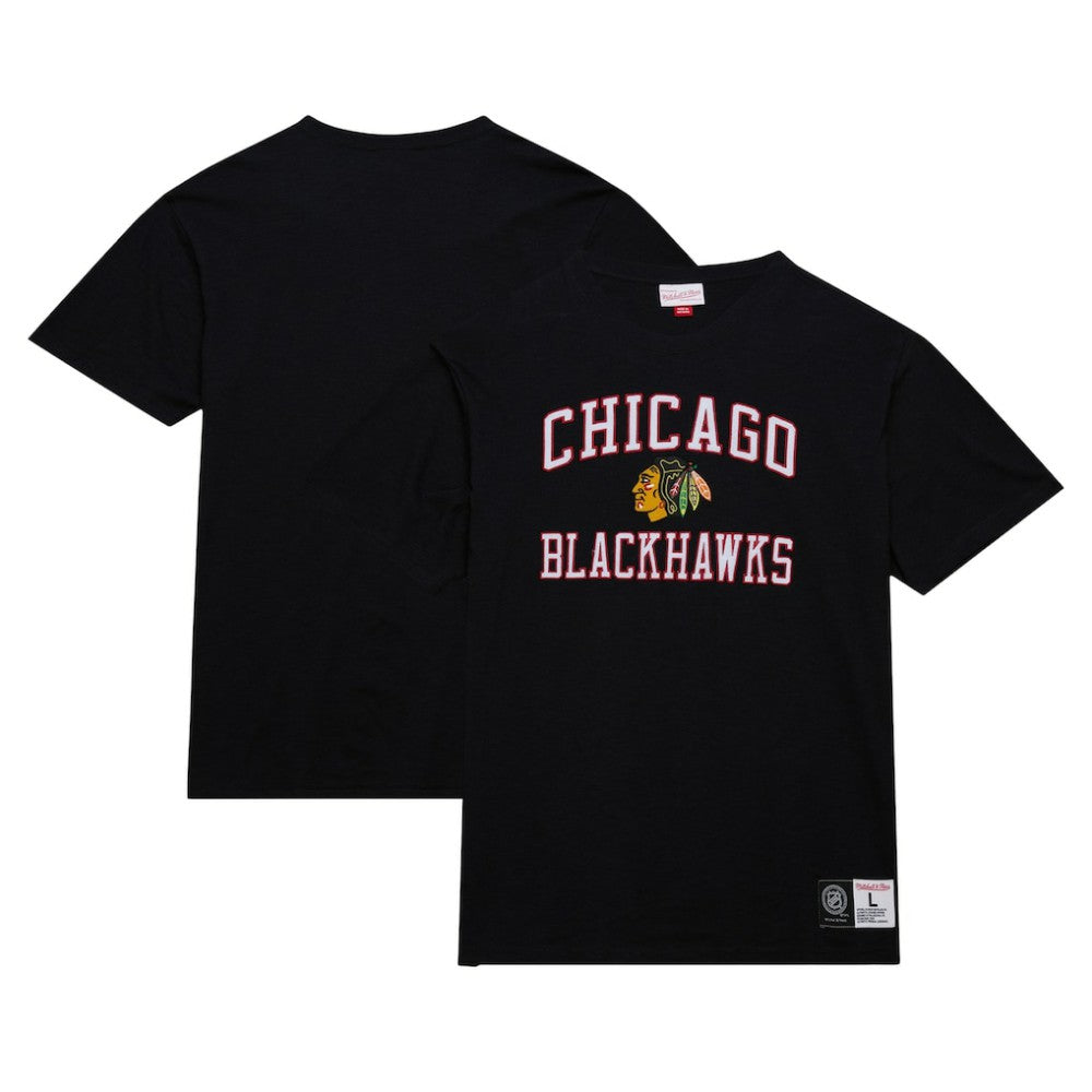 Chicago Blackhawks Mitchell & Ness Legendary Slub T-Shirt Black