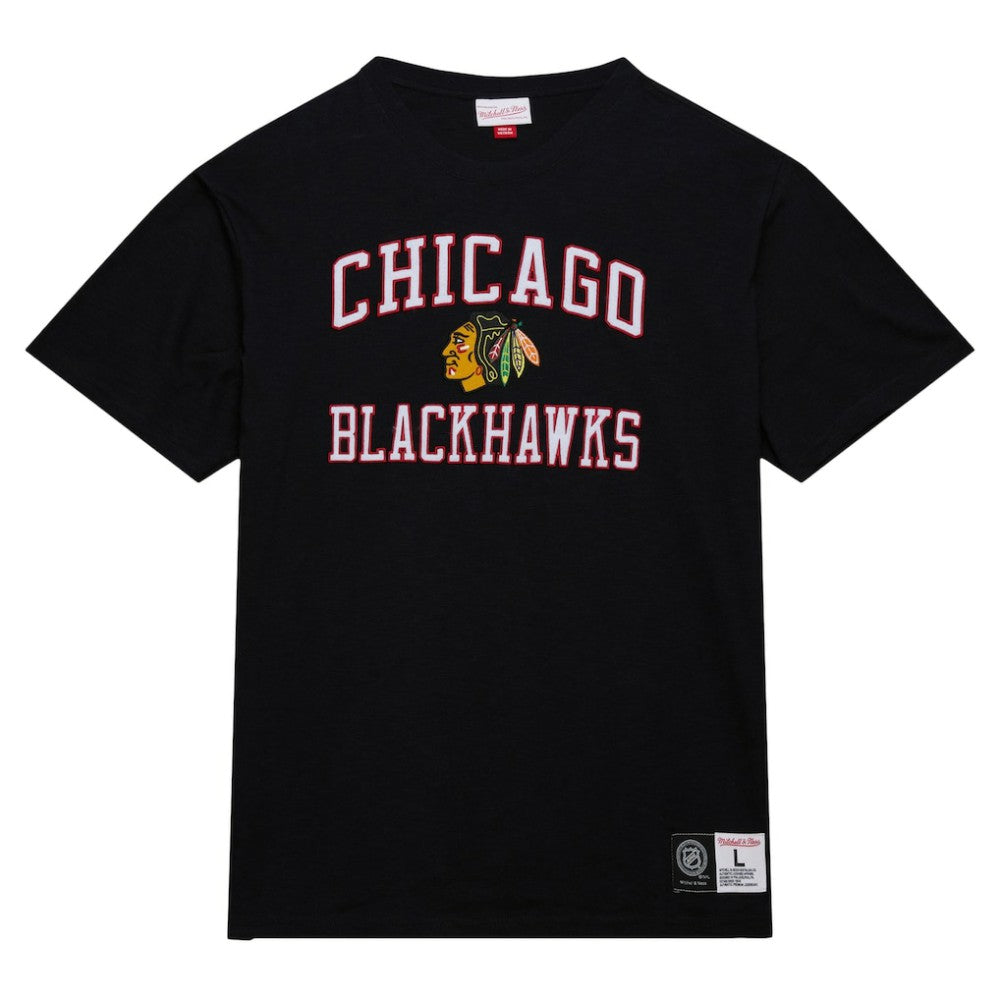 Chicago Blackhawks Mitchell & Ness Legendary Slub T-Shirt Black