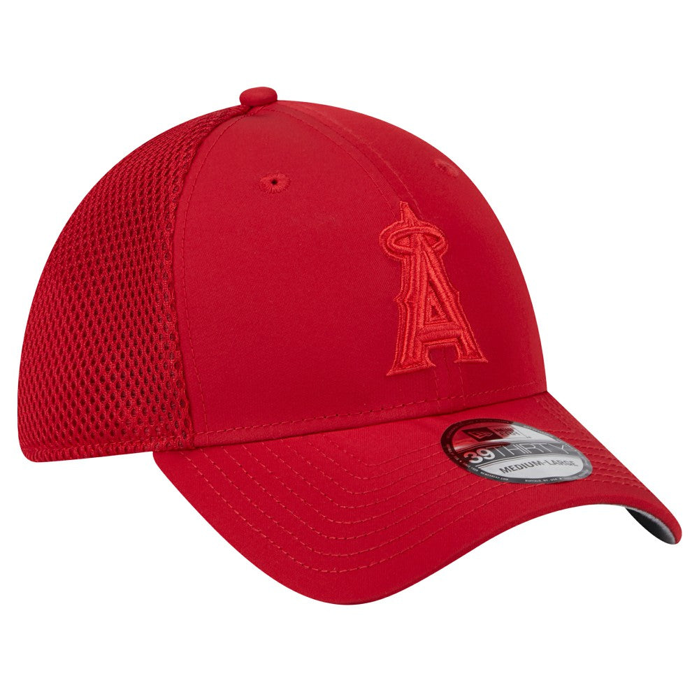 Los Angeles Angels Team Tone 39THIRTY Flex Hat - Red | New Era