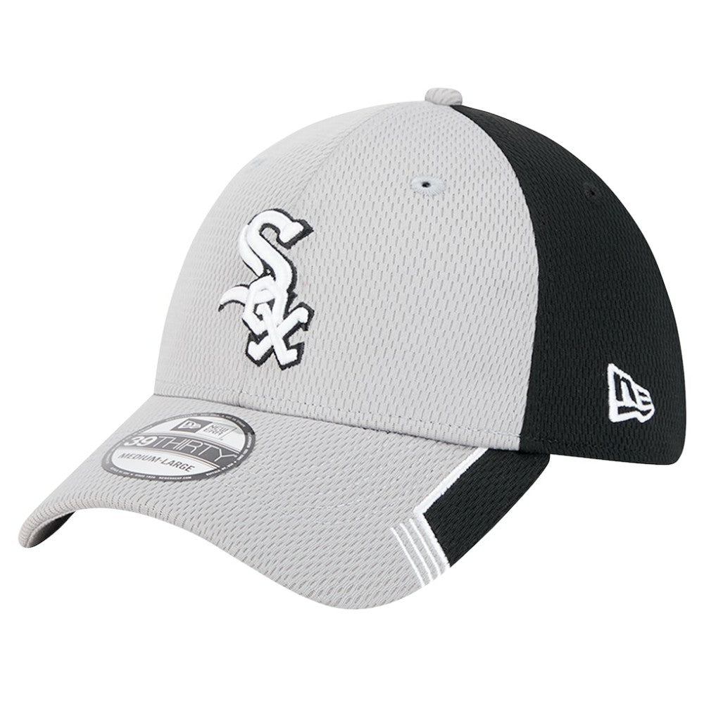 Chicago White Sox Visor Trim 39THIRTY Flex Hat - Gray/Black | New Era