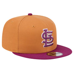 St. Louis Cardinals Color Pack Two-Tone 9FIFTY Snapback Hat - Brown/Purple | New Era