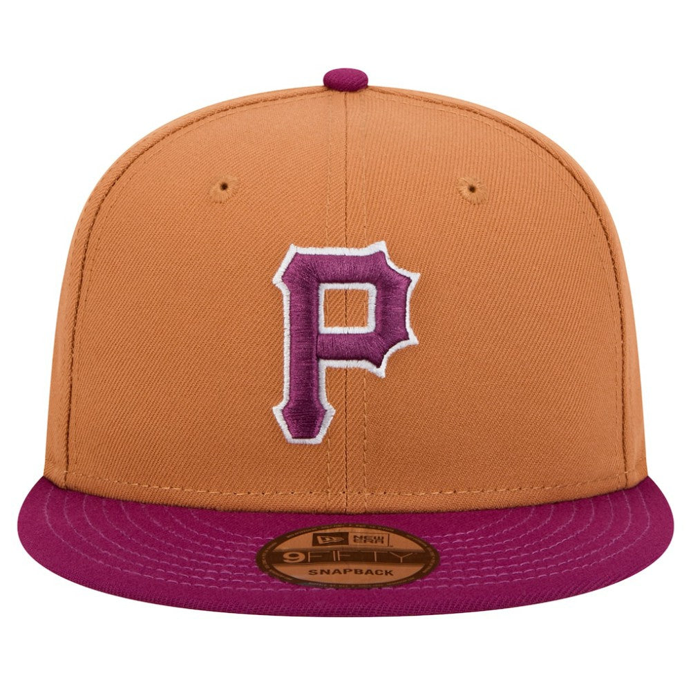 Pittsburgh Pirates Color Pack Two-Tone 9FIFTY Snapback Hat - Brown/Purple | New Era