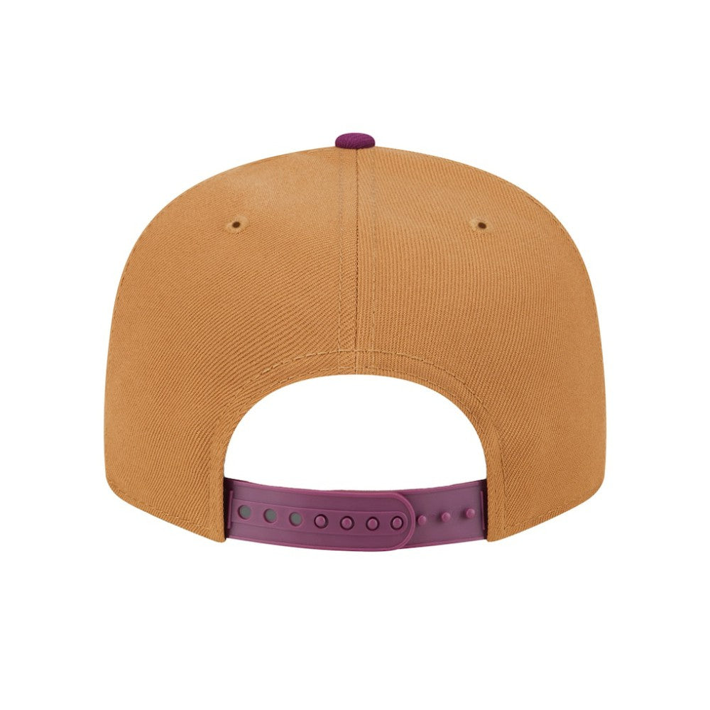 Atlanta Braves Color Pack Two-Tone 9FIFTY Snapback Hat - Brown/Purple | New Era