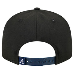 Atlanta Braves Splatter 9FIFTY Snapback Hat - Black | New Era