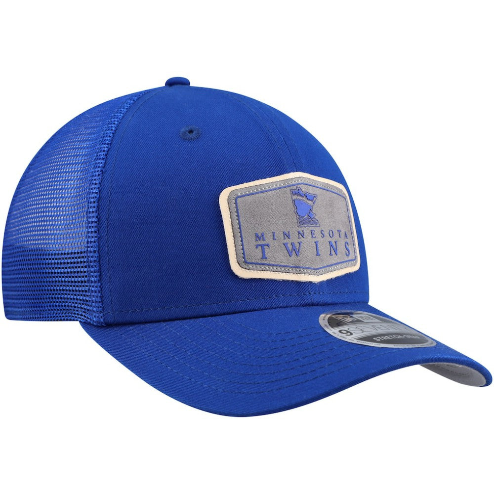 Minnesota Twins Labeled 9SEVENTY Stretch-Snap Hat - Blue | New Era