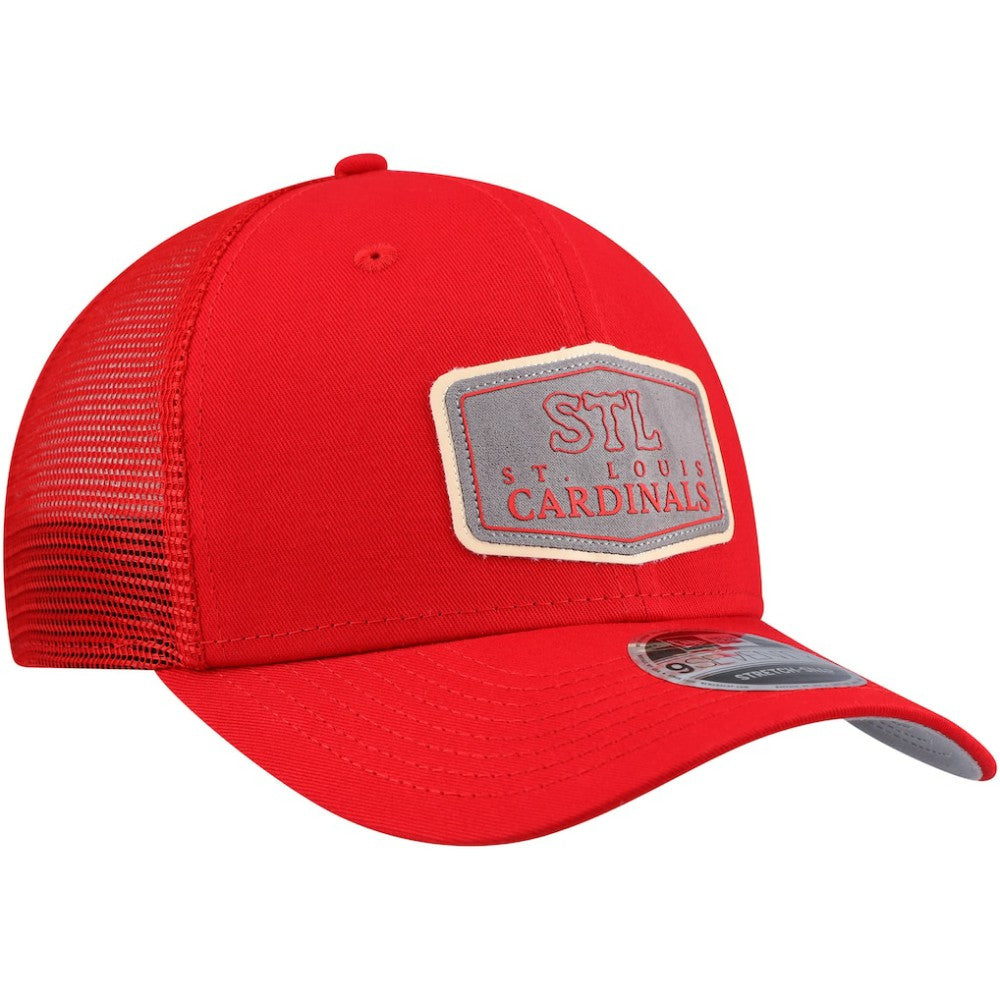 St. Louis Cardinals Labeled 9SEVENTY Stretch-Snap Hat - Red | New Era