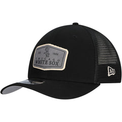 Chicago White Sox Labeled 9SEVENTY Stretch-Snap Adjustable Hat - Black | New Era