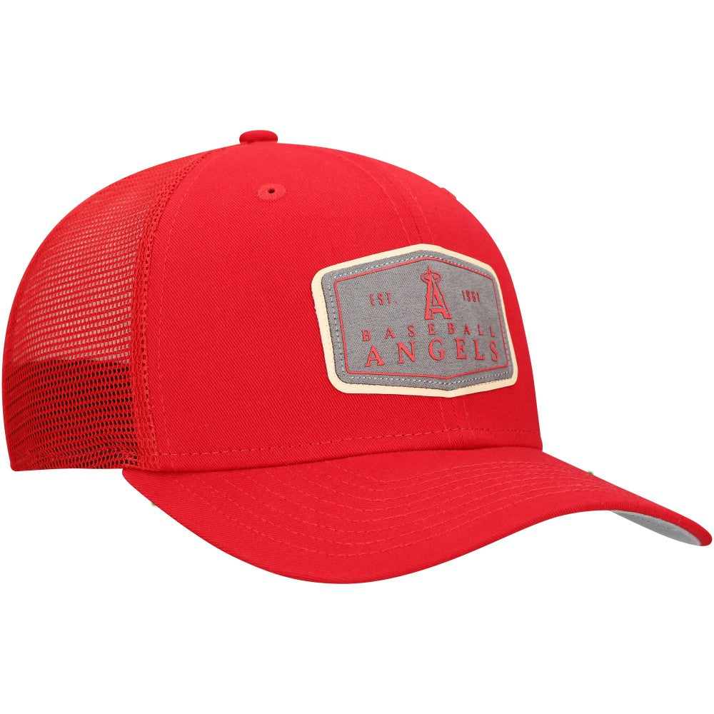 Los Angeles Angels Labeled 9SEVENTY Stretch-Snap Adjustable Hat - Red | New Era