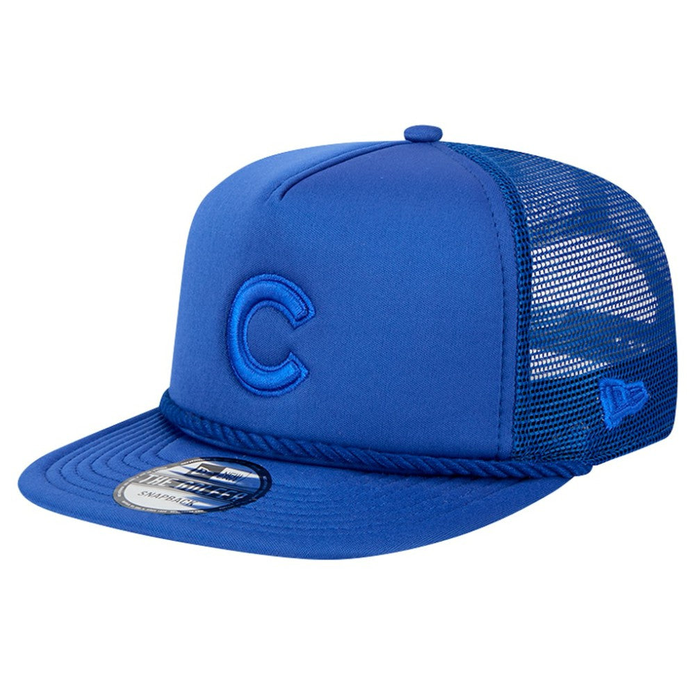 Chicago Cubs Tone Foam Meshback Golfer Snapback Hat - Royal | New Era