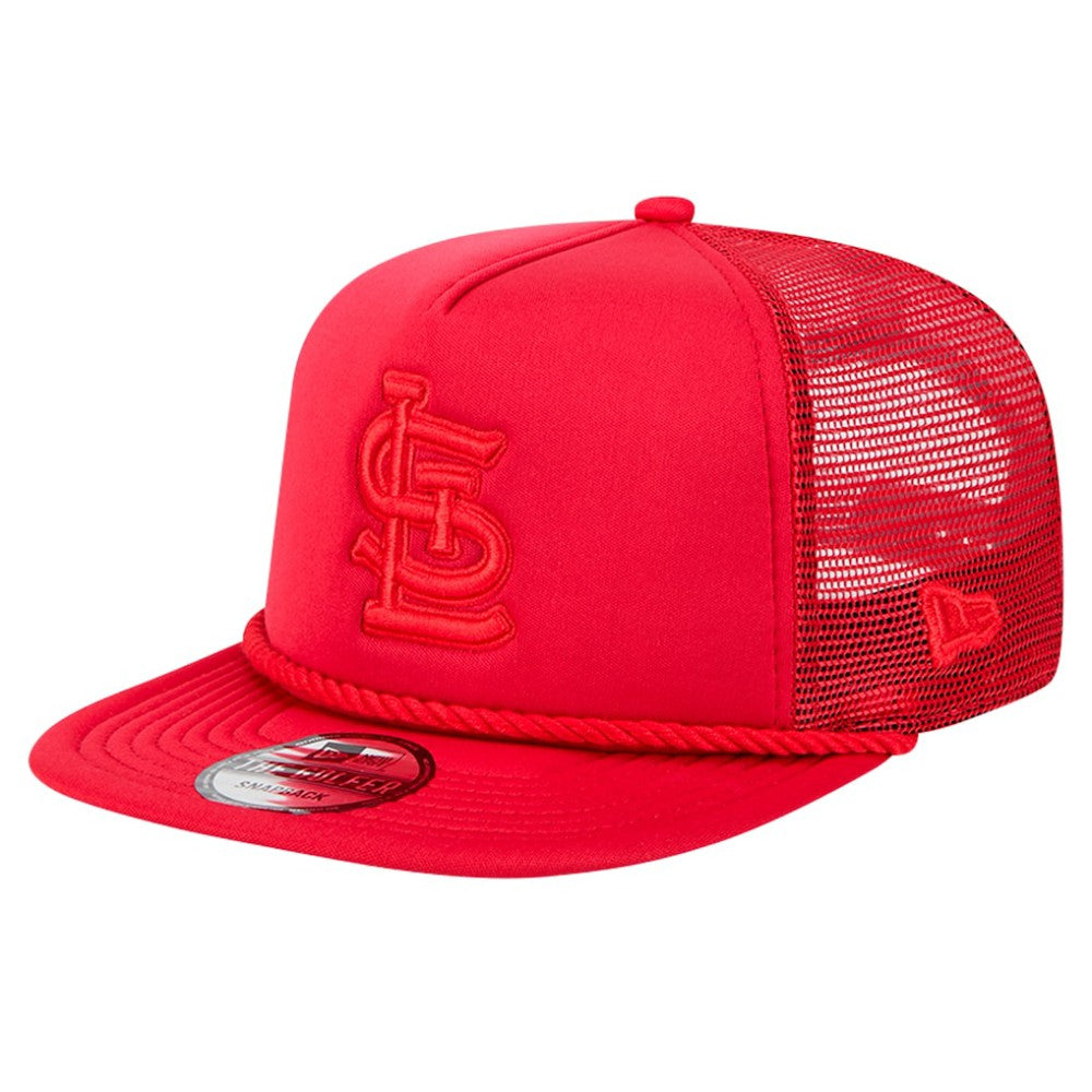 St. Louis Cardinals Tone Foam Meshback Golfer Snapback Hat - Red | New Era