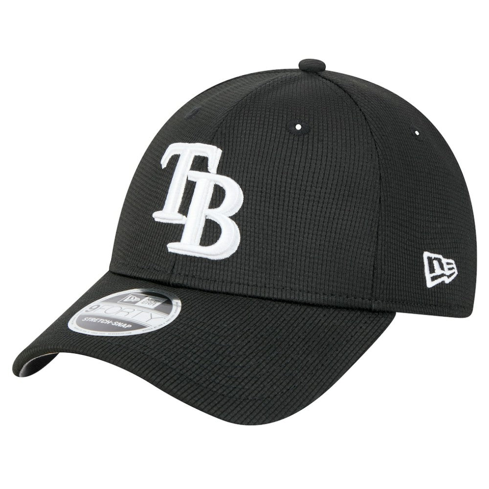 Tampa Bay Rays Pivot 9FORTY Adjustable Hat - Black | New Era
