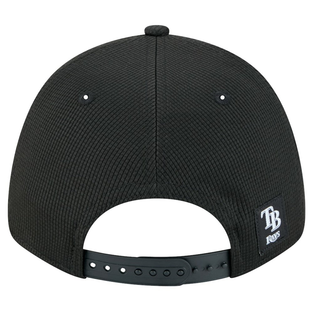 Tampa Bay Rays Pivot 9FORTY Adjustable Hat - Black | New Era