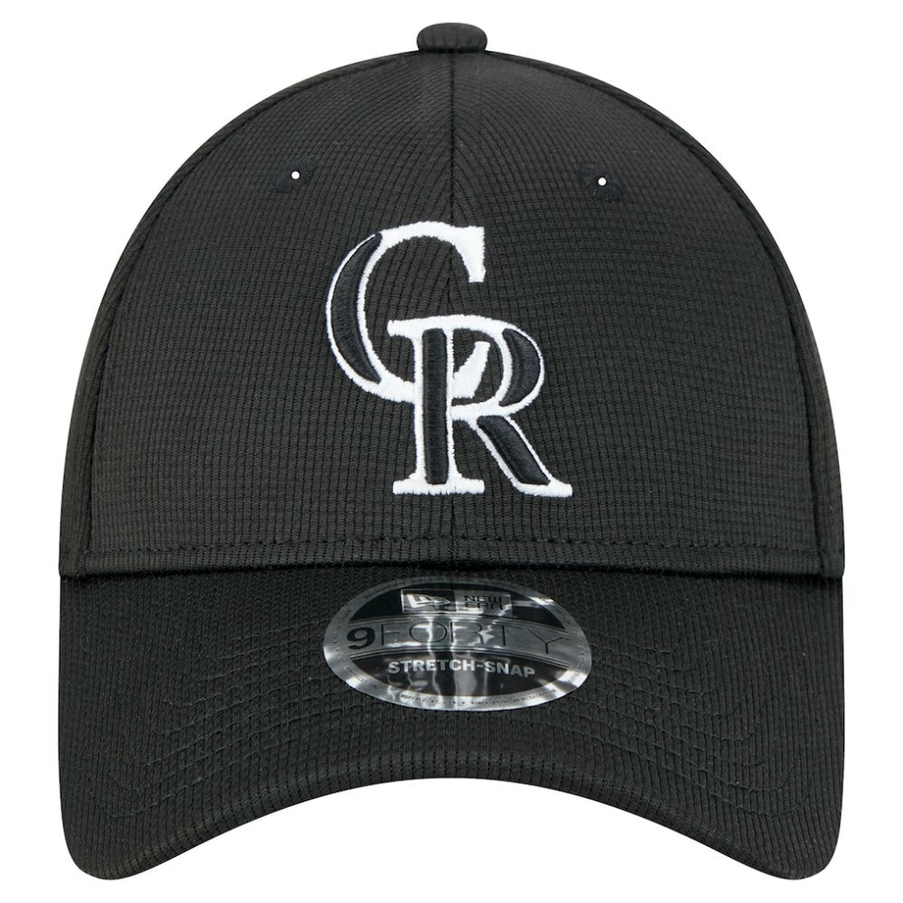 Colorado Rockies Pivot 9FORTY Adjustable Hat - Black | New Era