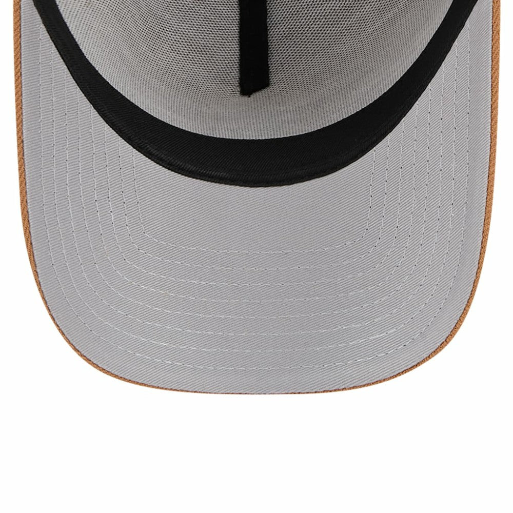 Chicago Cubs A-Frame Trucker 9FORTY Adjustable Hat - Brown | New Era