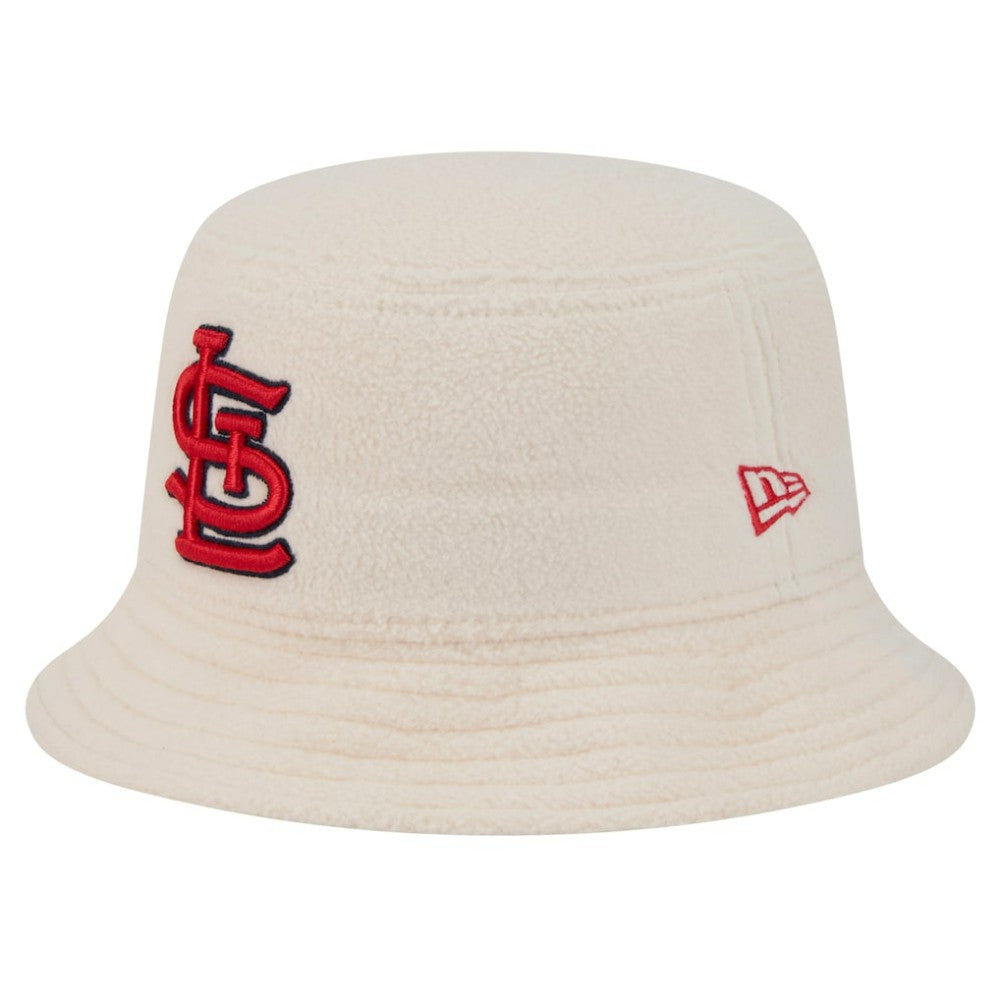 St. Louis Cardinals Women's Cozy Bucket Hat - White | New Era