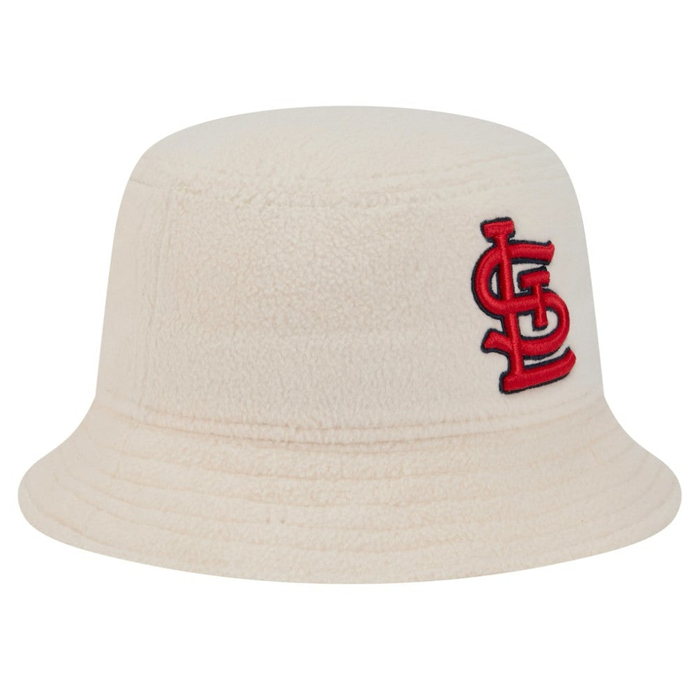 St. Louis Cardinals Women's Cozy Bucket Hat - White | New Era