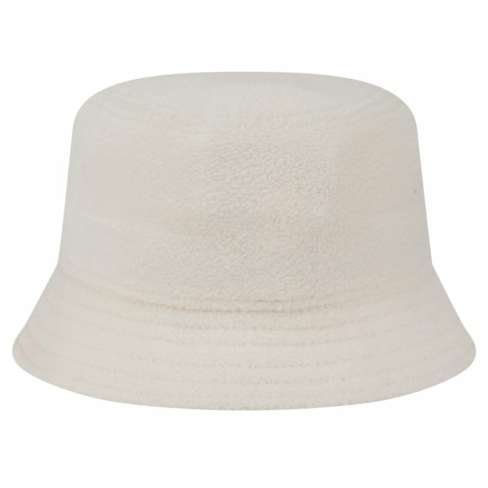 Atlanta Braves Women's Chrome Cozy Bucket Hat - White | New Era