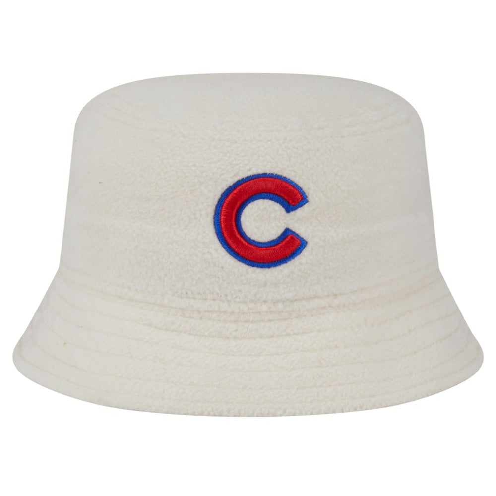 Chicago Cubs Women's Chrome Cozy Bucket Hat - White | New Era