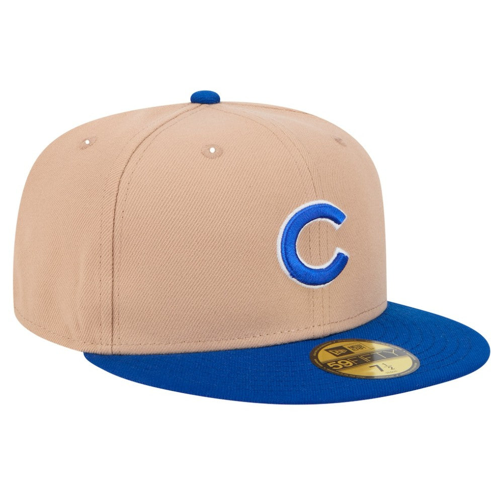 Chicago Cubs 59FIFTY Fitted Hat - Khaki | New Era