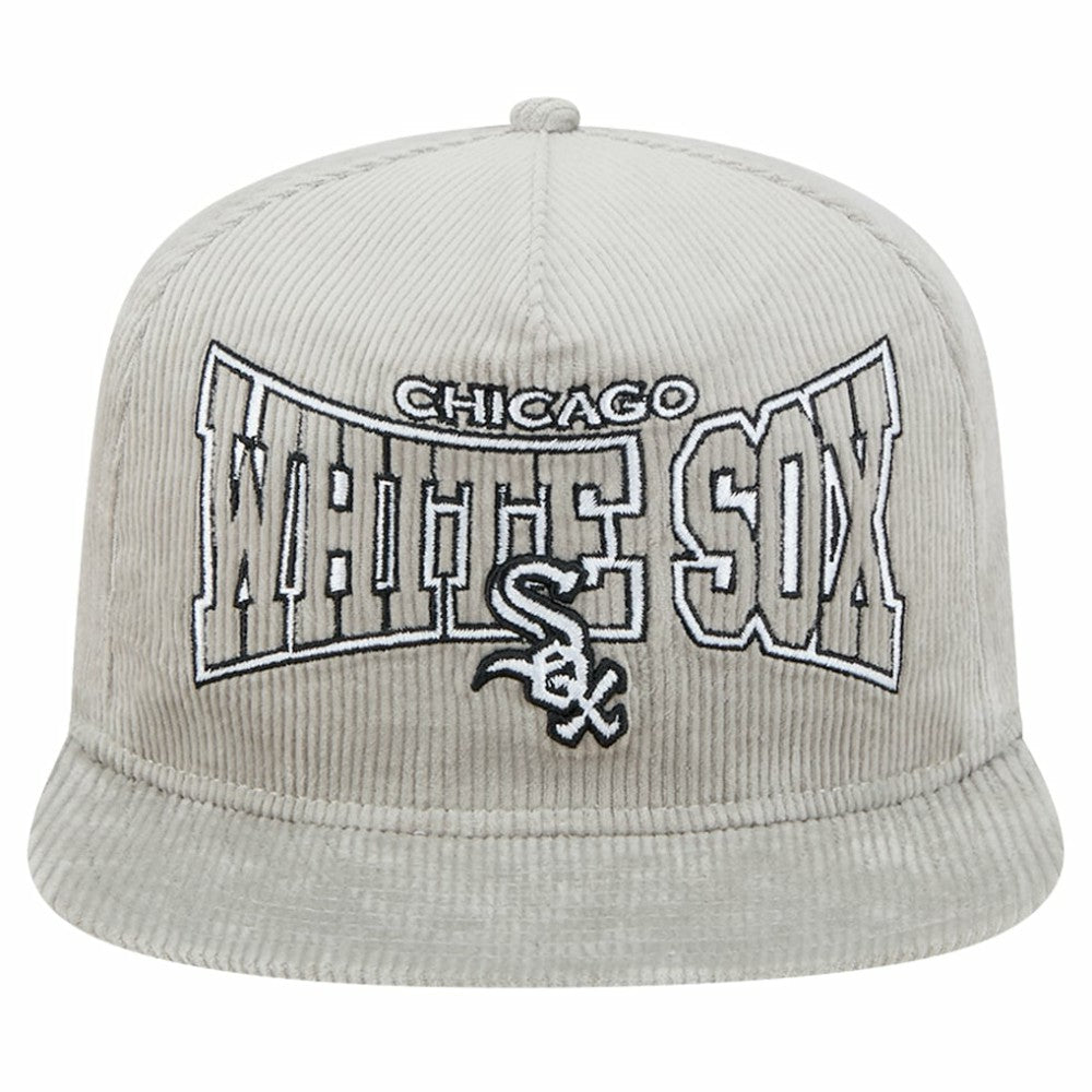 Chicago White Sox Gray Corduroy Golfer Snapback Hat | New Era