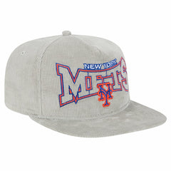 New York Mets Gray Corduroy Golfer Snapback Hat | New Era