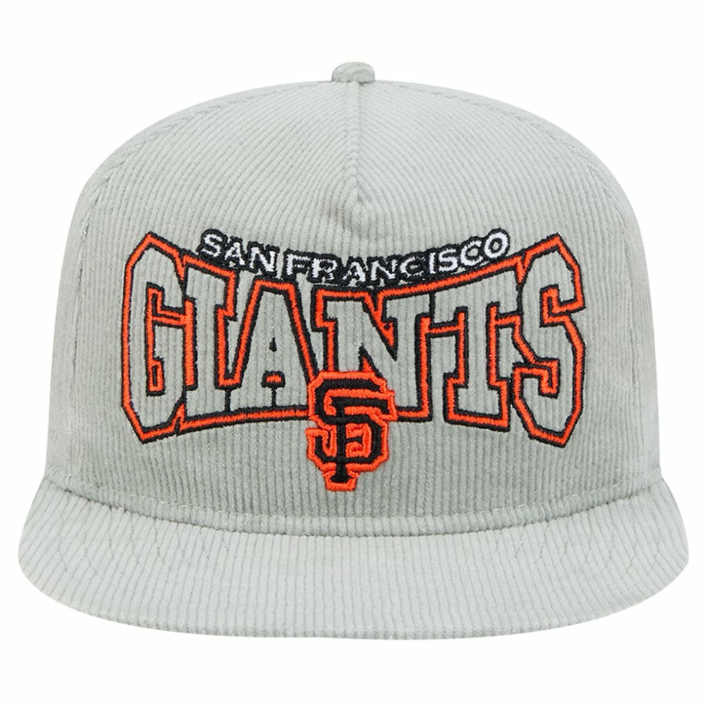 San Francisco Giants Gray Corduroy Golfer Snapback Hat | New Era
