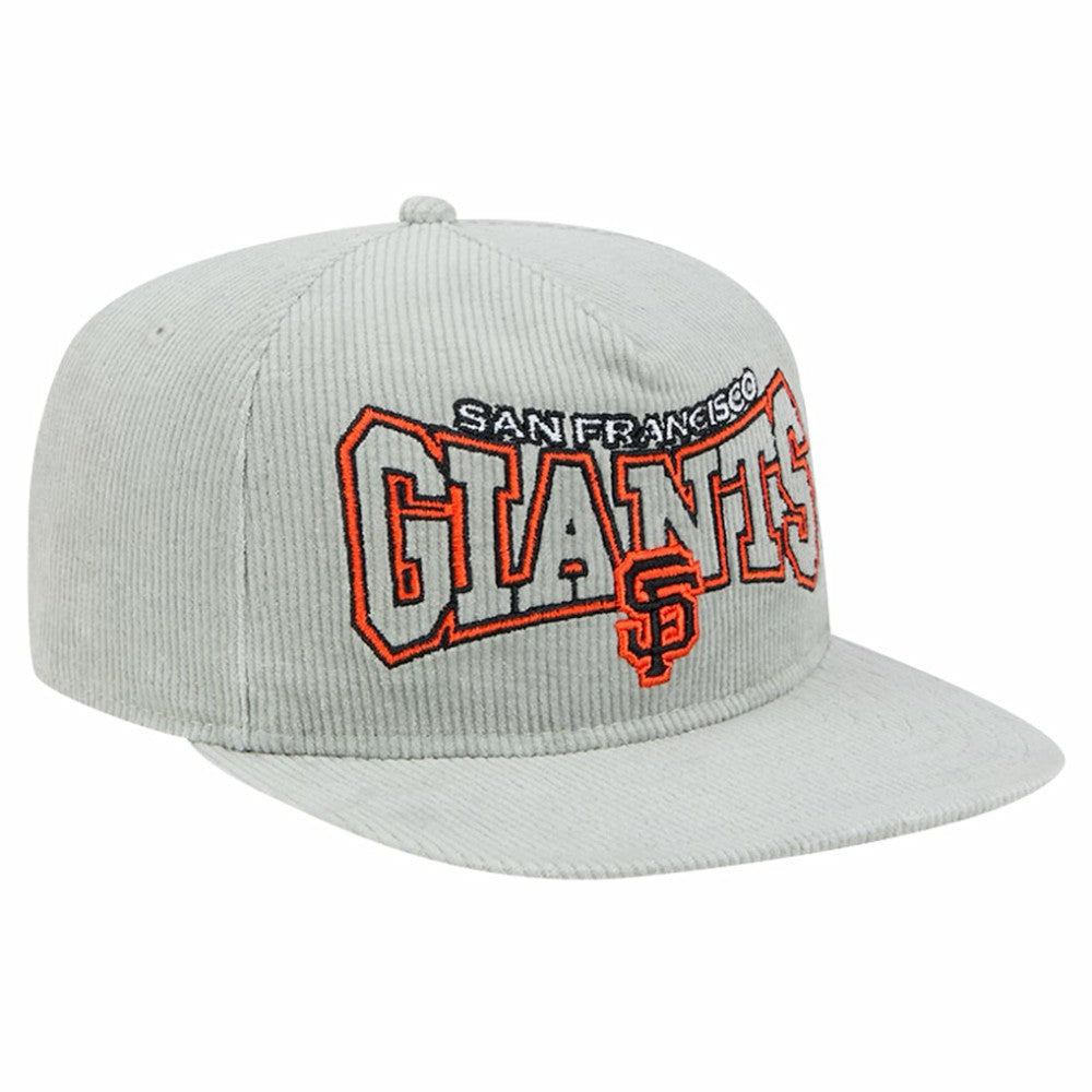 San Francisco Giants Gray Corduroy Golfer Snapback Hat | New Era