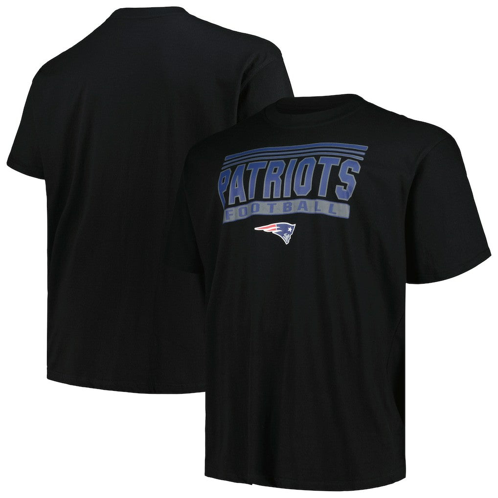 New England Patriots Big & Tall Pop T-Shirt - Black sale