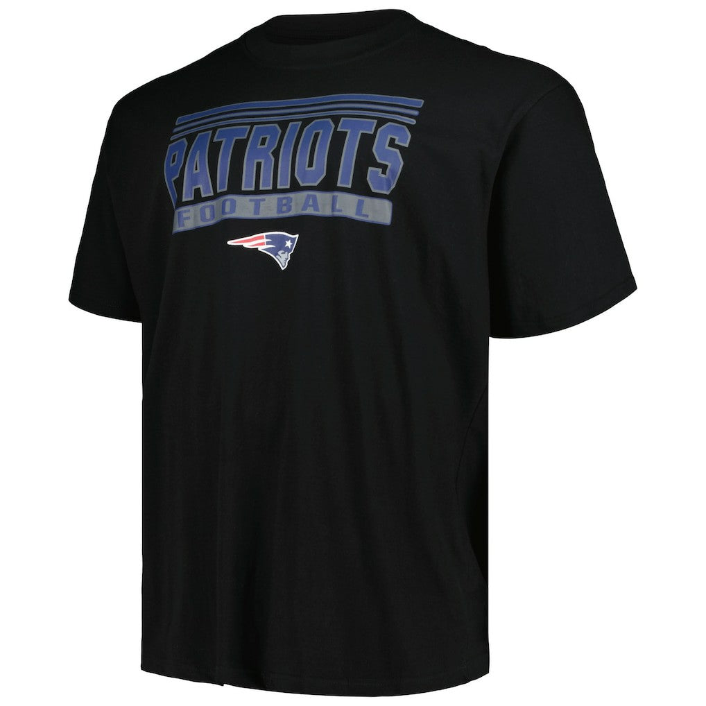 New England Patriots Big & Tall Pop T-Shirt - Black sale
