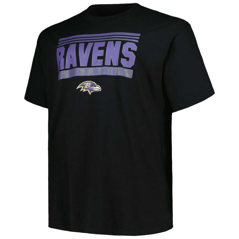 Baltimore Ravens Big & Tall Pop T-Shirt - Black on sale