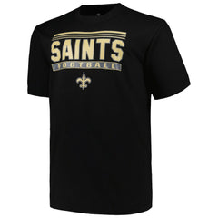 New Orleans Saints Big & Tall Pop T-Shirt - Black on sale