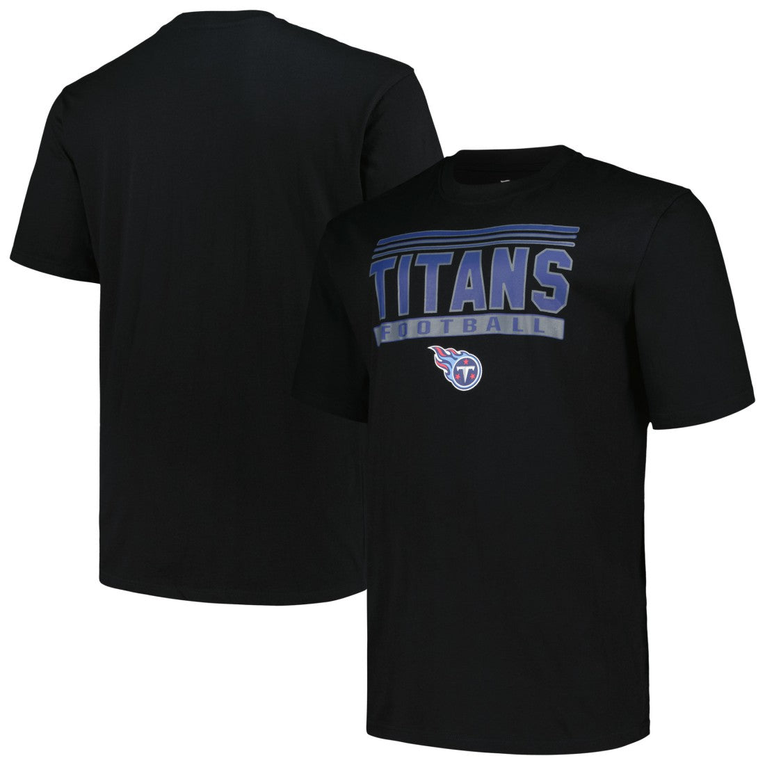 Tennessee Titans Big & Tall Pop T-Shirt - Black cheap