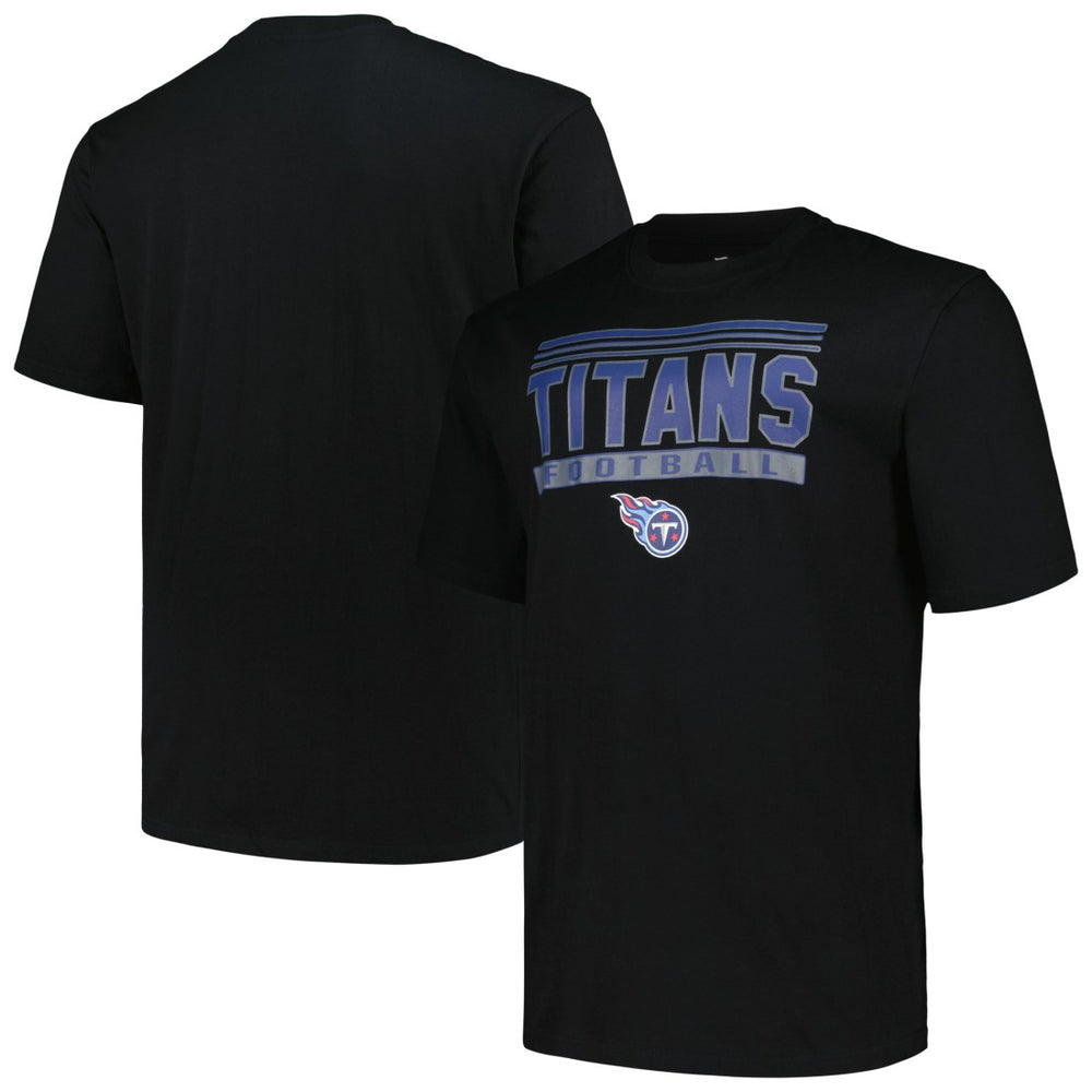 Tennessee Titans Big & Tall Pop T-Shirt - Black cheap