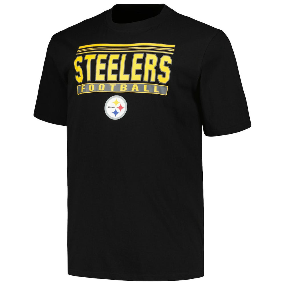 Pittsburgh Steelers Big & Tall Pop T-Shirt - Black discount